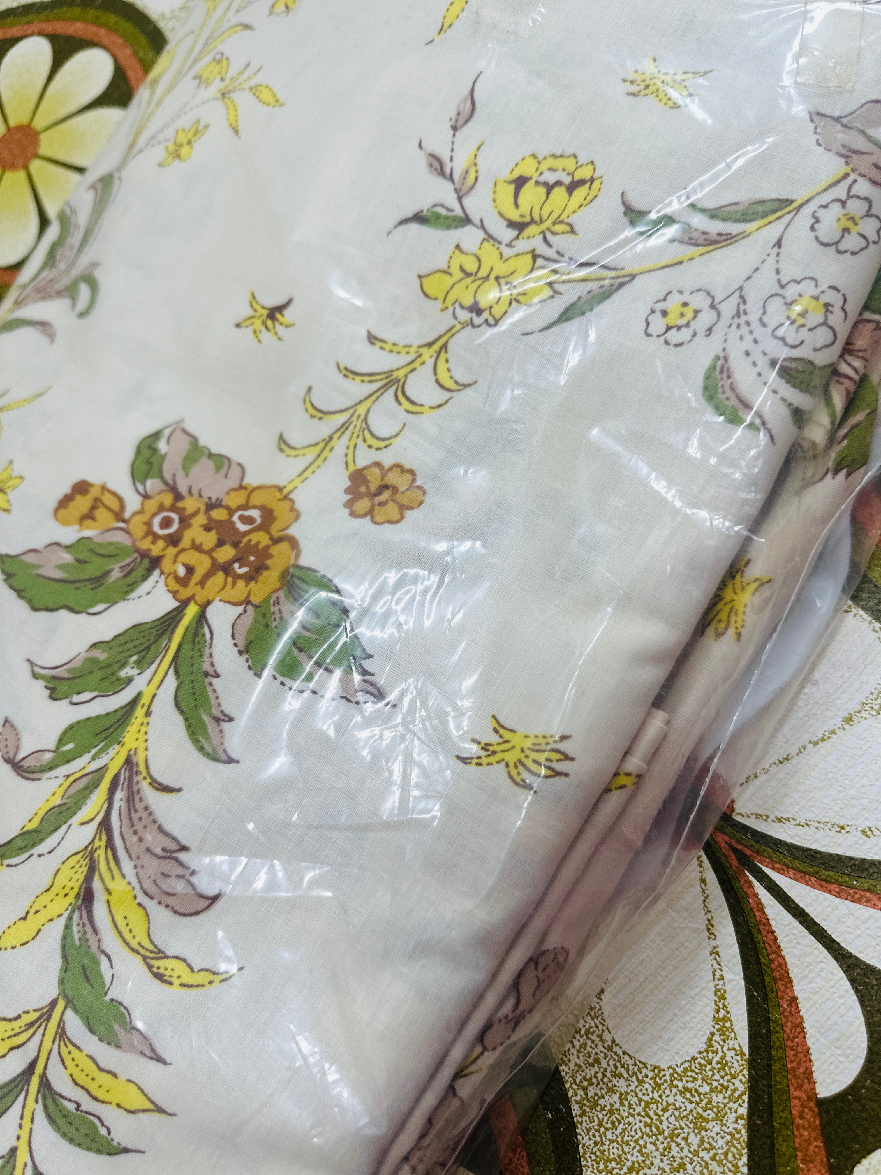 HERMES Retro Sheet Set Pillow Cases Flat Sheets Cotton