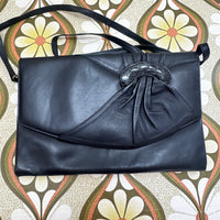Beautiful Leather Handbag 80's FUN Excellent Condition