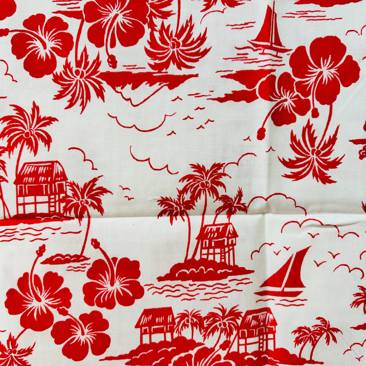 120cms Cute Vintage Cotton Fabric