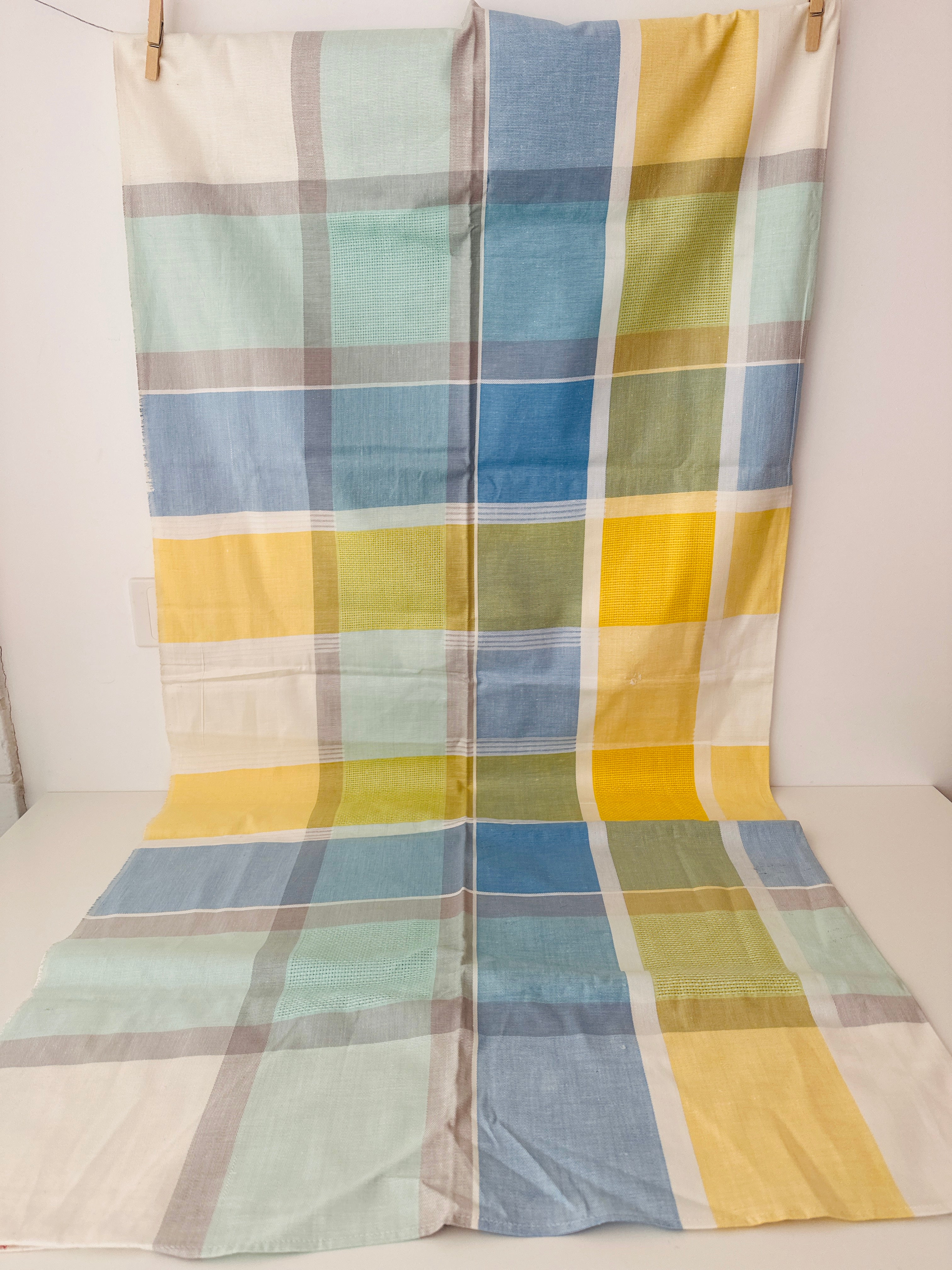 Vintage All Cotton Unused Table Cloth