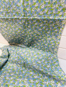 220cms Sweet Blue Cotton Vintage Fabric ADORABLE