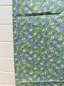 220cms Sweet Blue Cotton Vintage Fabric ADORABLE