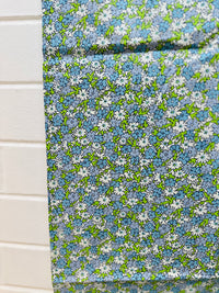 220cms Sweet Blue Cotton Vintage Fabric ADORABLE