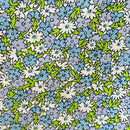 220cms Sweet Blue Cotton Vintage Fabric ADORABLE