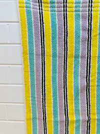 Funky Vintage Cotton Bath Towel Caravan