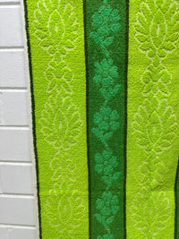Vintage Green Bath Towel RETRO