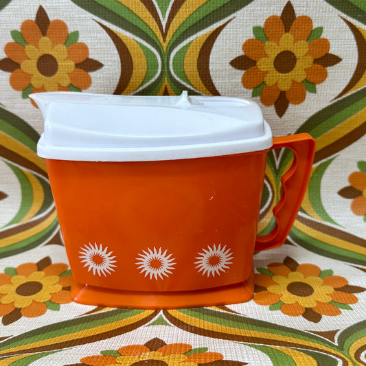 RETRO Plastic JUG Orange 70's Display