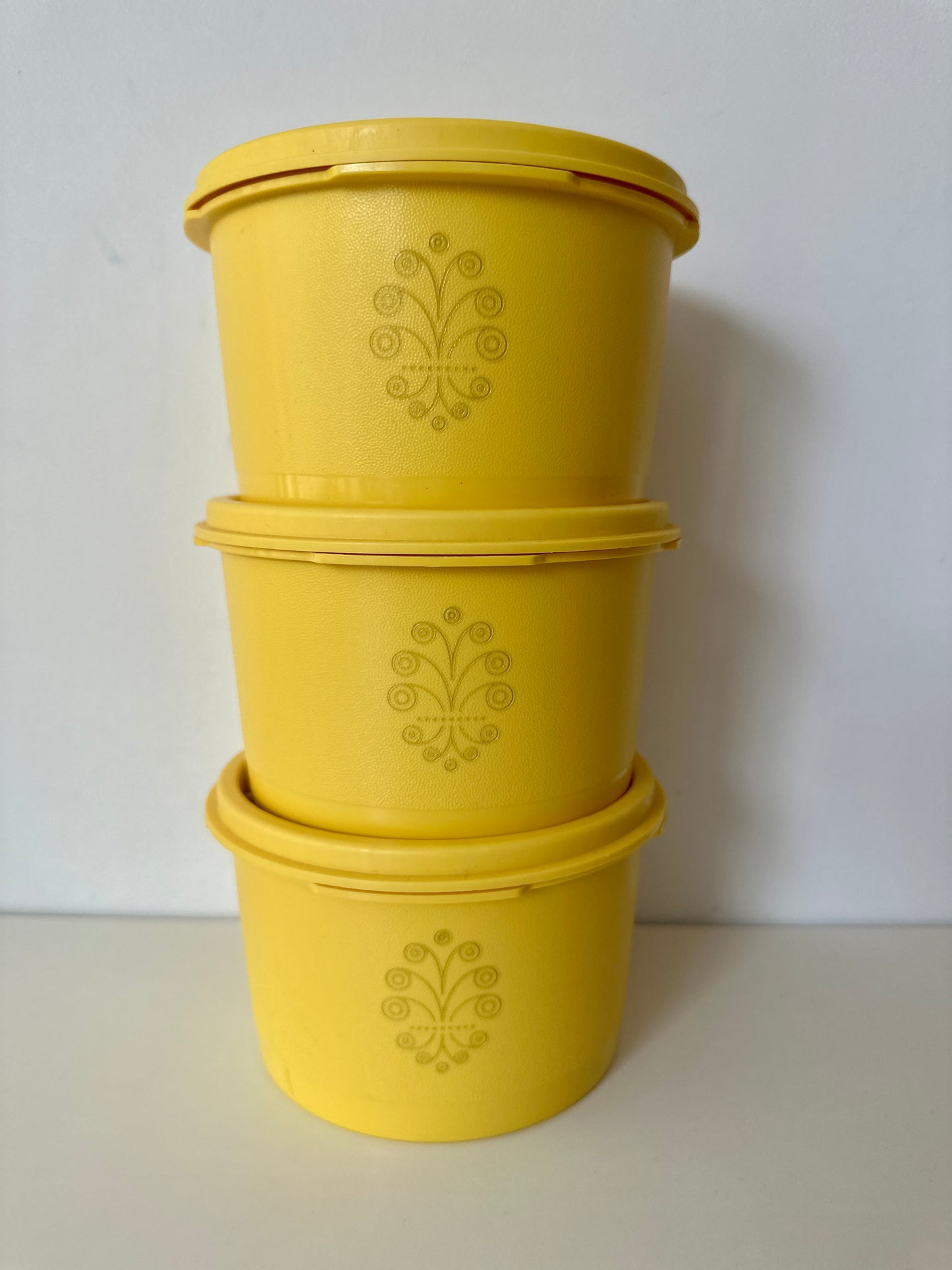 Three RETRO Tupperware Containers 70's Kitchen