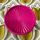 Super BRIGHT Pink LARGE Vintage TUPPERWARE