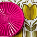 Super BRIGHT Pink LARGE Vintage TUPPERWARE