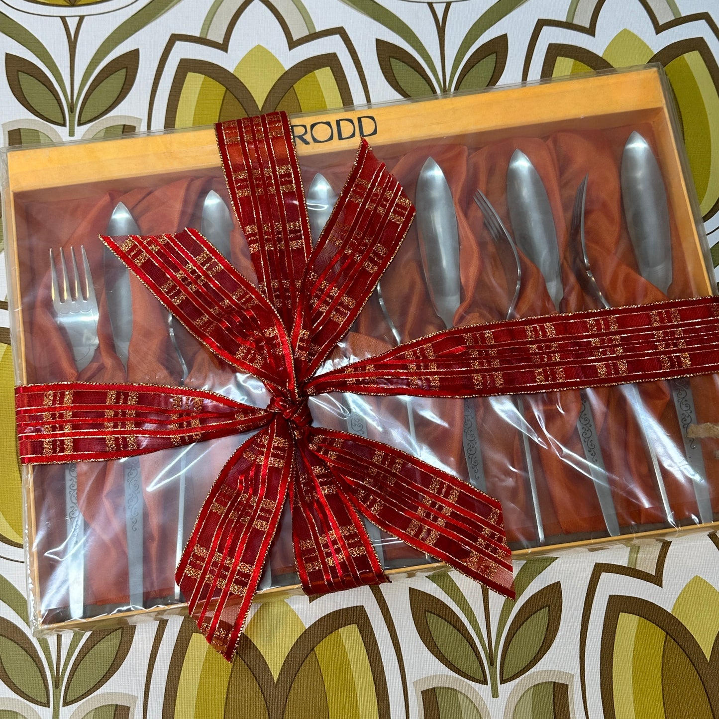 RODD Fish Cutlery Set Vintage UNUSED