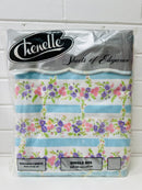 Retro Brushed Cotton Sheet UNUSED Blue