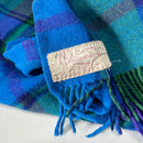 ONKAPARINGA Pure Wool Blanket Excellent Condition Blue & Green