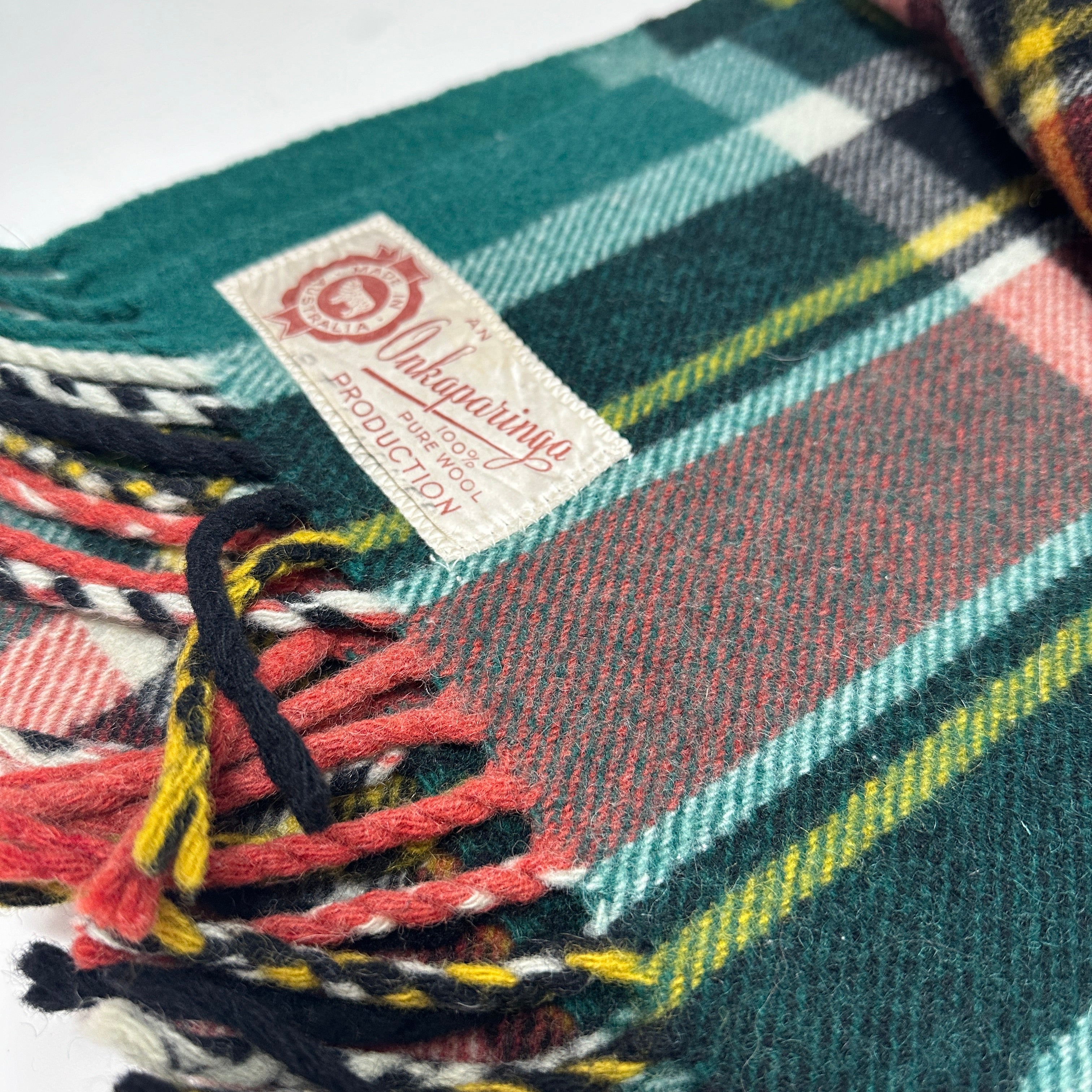 ONKAPARINGA Pure Wool Blanket Excellent Condition