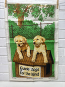 UNUSED Guide Dogs Collectable Tea Towel