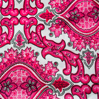 254cms UNUSED Pink Gold Label Paisley Sheet COTTON One Only