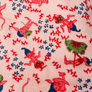 210cms Cute UNUSED Vintage Novelty PINK Fabric