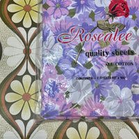 Vintage Retro Cotton Sheets PAIR