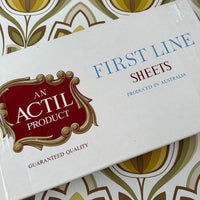 ACTIL Vintage Retro Sheet Set PAIR