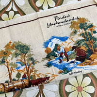 Vintage Australian Pioneers Tea Towel