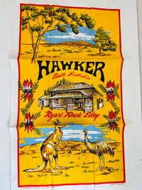 Vintage Hawker South Australia Tea Towel