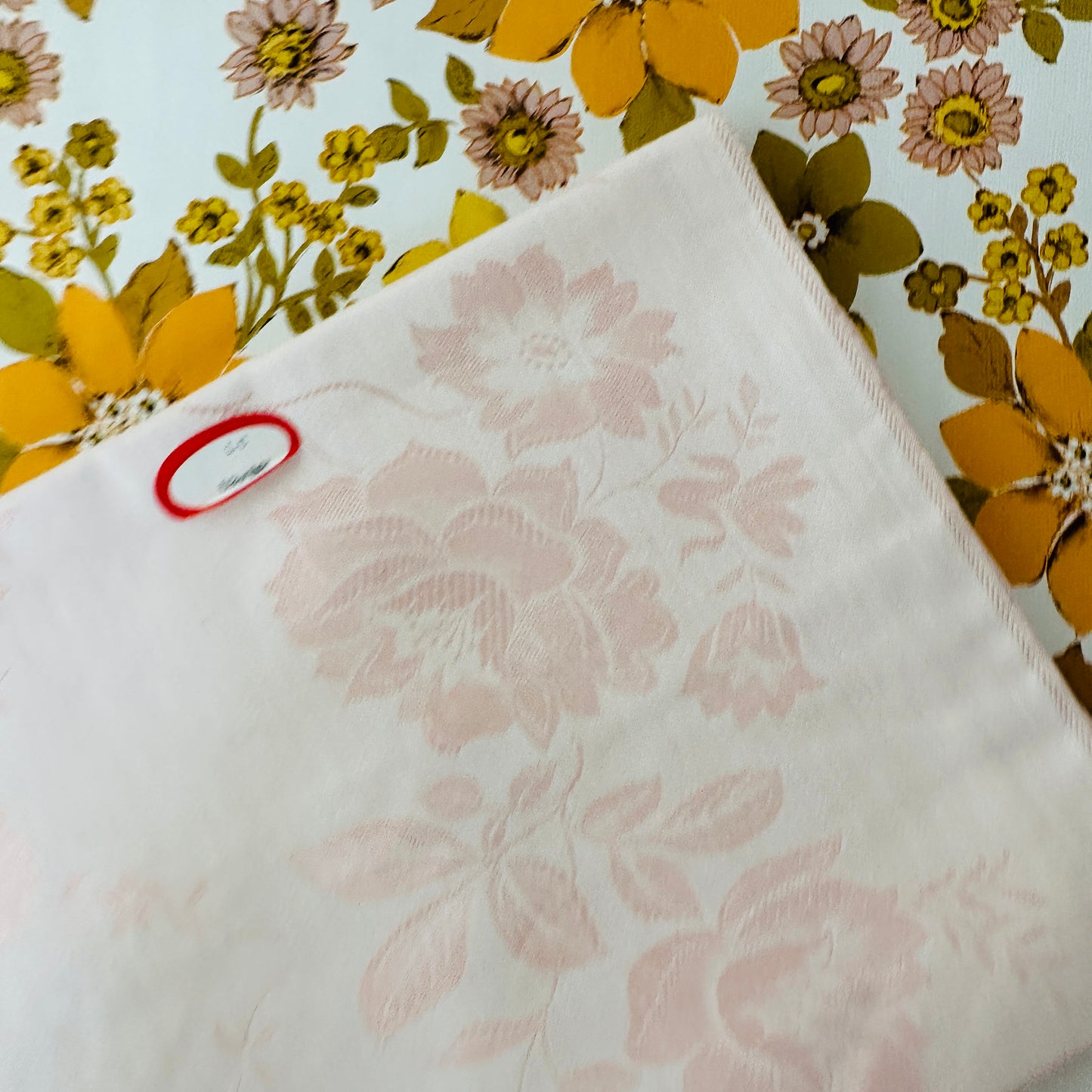 UNUSED Vintage Irish Table Cloth & Napkins