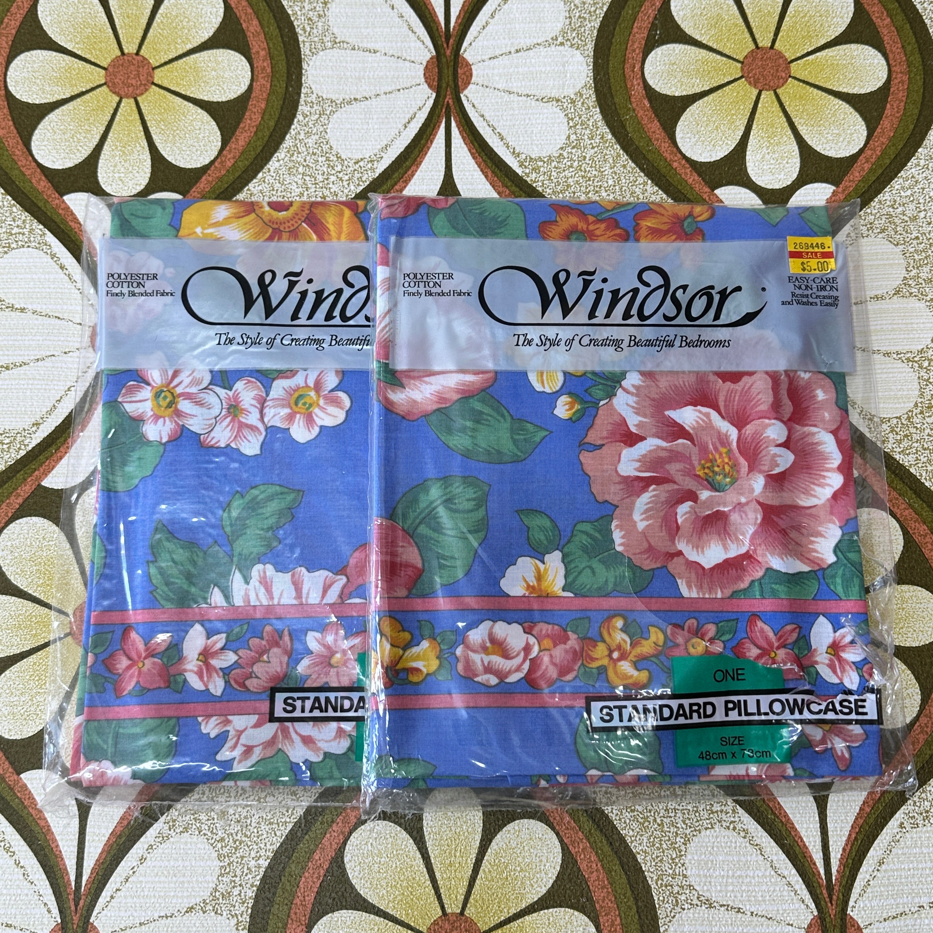 Pair of Windsor Standard Pillow Cases