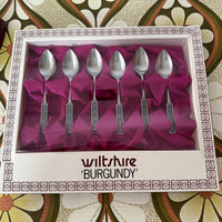 Wiltshire BOXED Mid Century SPOON SET Unused