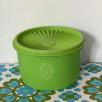 VINTAGE Green Retro TUPPERWARE Container