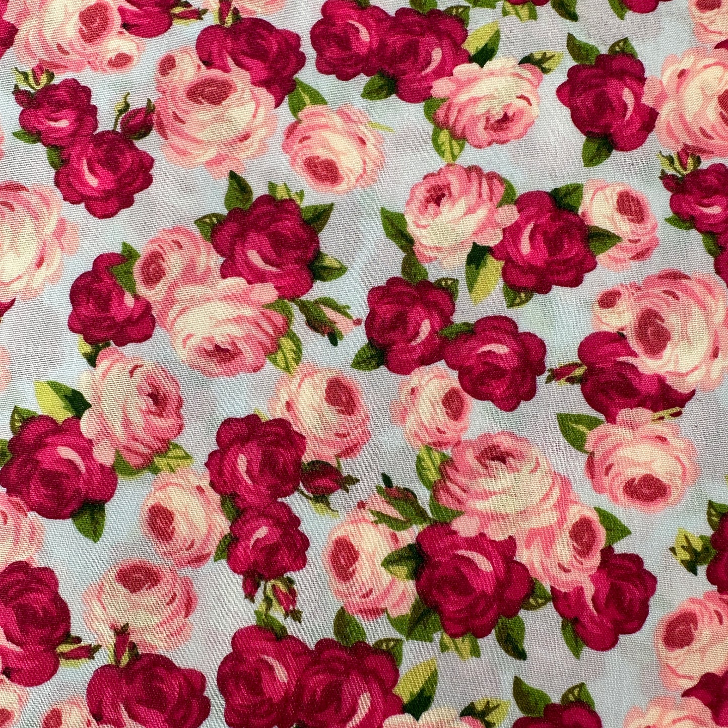 340cms Modern ROSES Vintage STYLE FLORAL Print