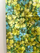 300cms Lovely Green & Blue Large Florals