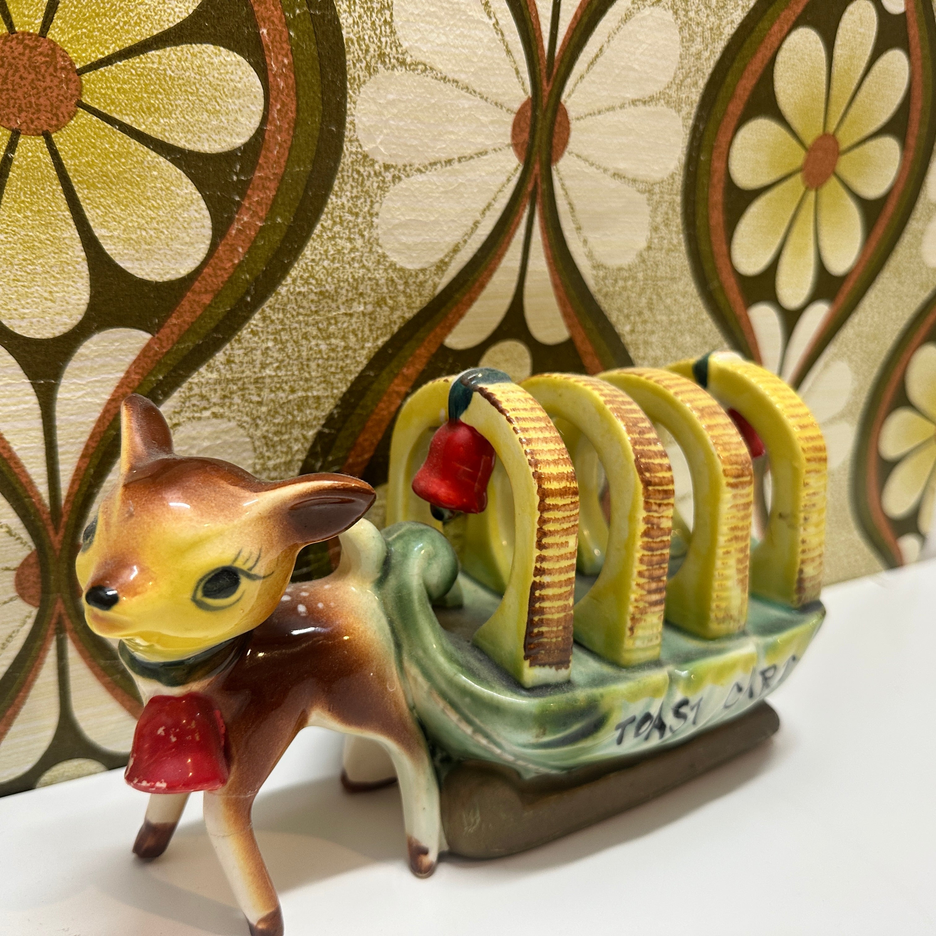 RETRO Bambi Toast Holder Stand JAPAN