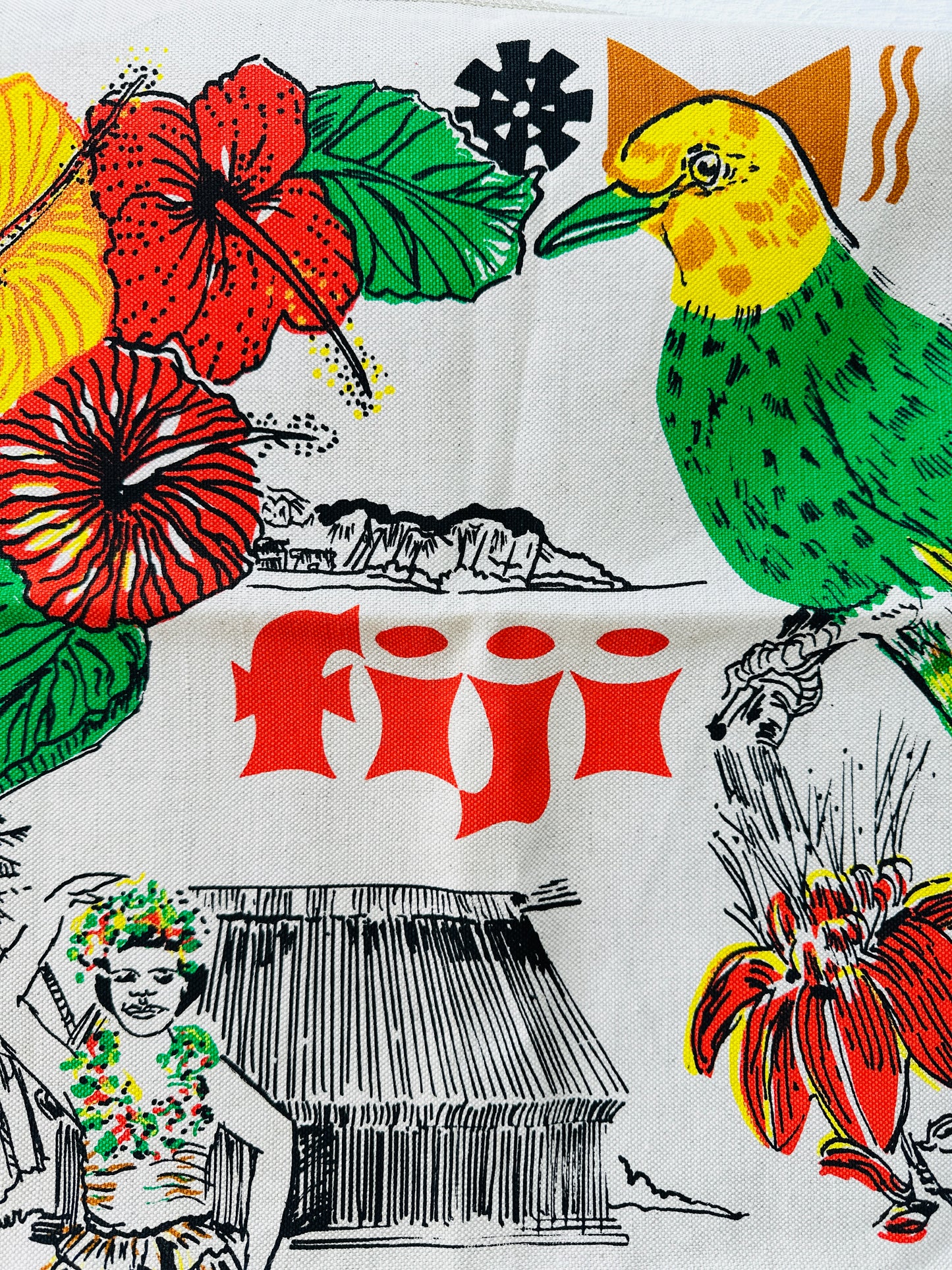 FIJI Vintage Tea Towels Unused