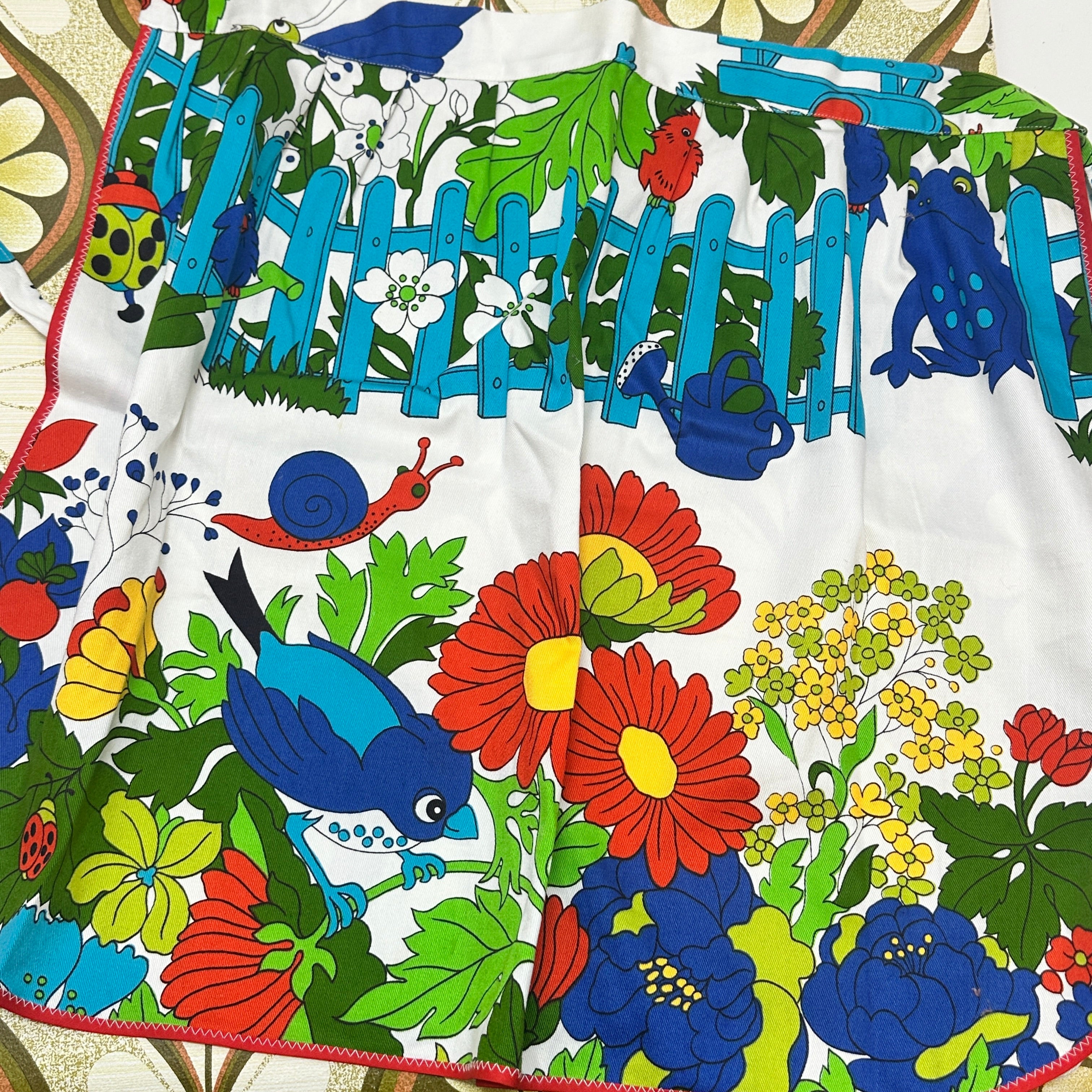 FABULOUS Retro Cotton Apron UNUSED