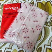 Pair of VINTAGE Myer Cotton Pillow Cases