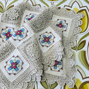 Vintage Embroidered Placemats Sweet