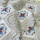 Vintage Embroidered Placemats Sweet