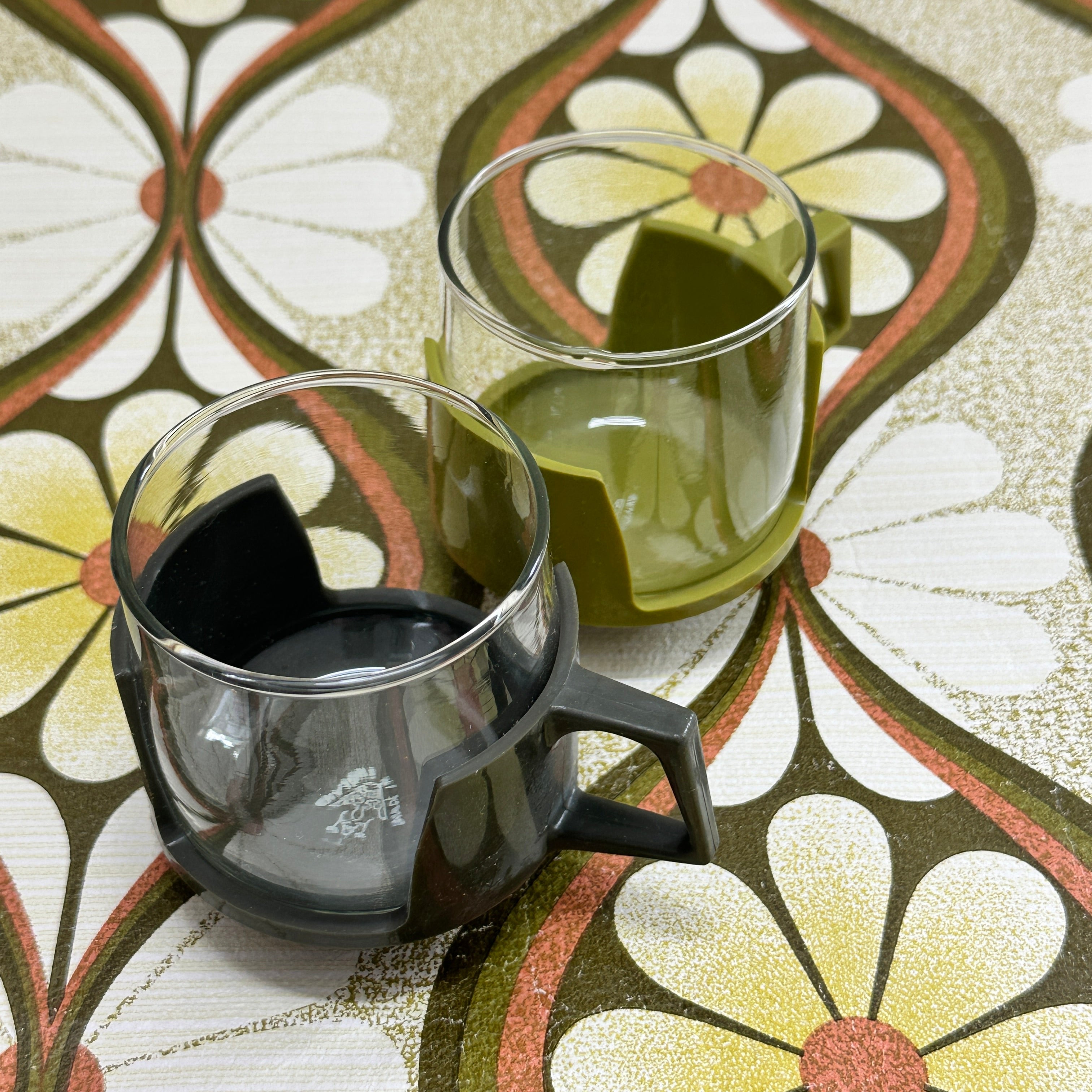 RETRO Pair JAJ Cups Mugs SOUP