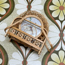 Kitsch Coasters Wicker Butterflies SIX