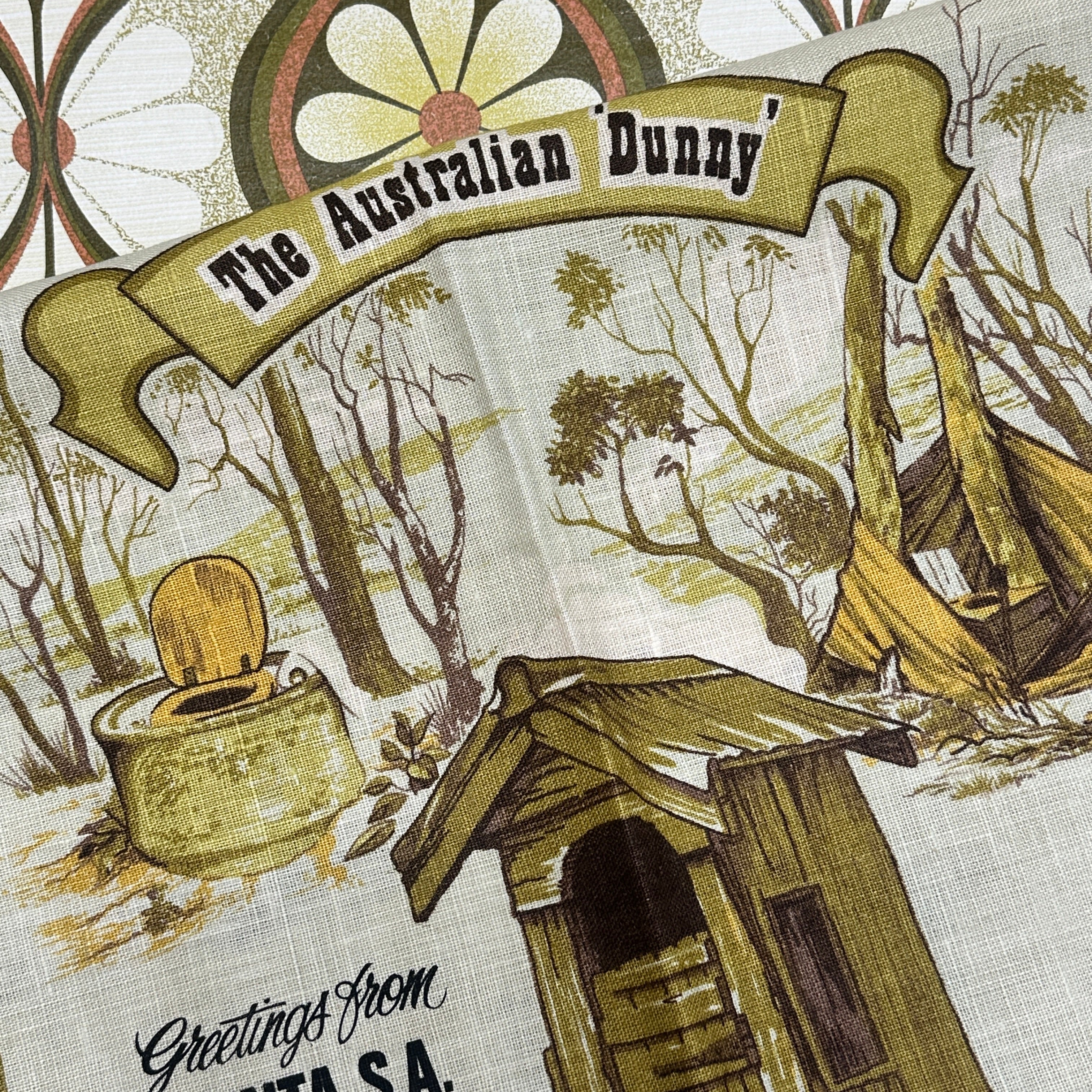 The Australian Dunny Vintage Tea Towel