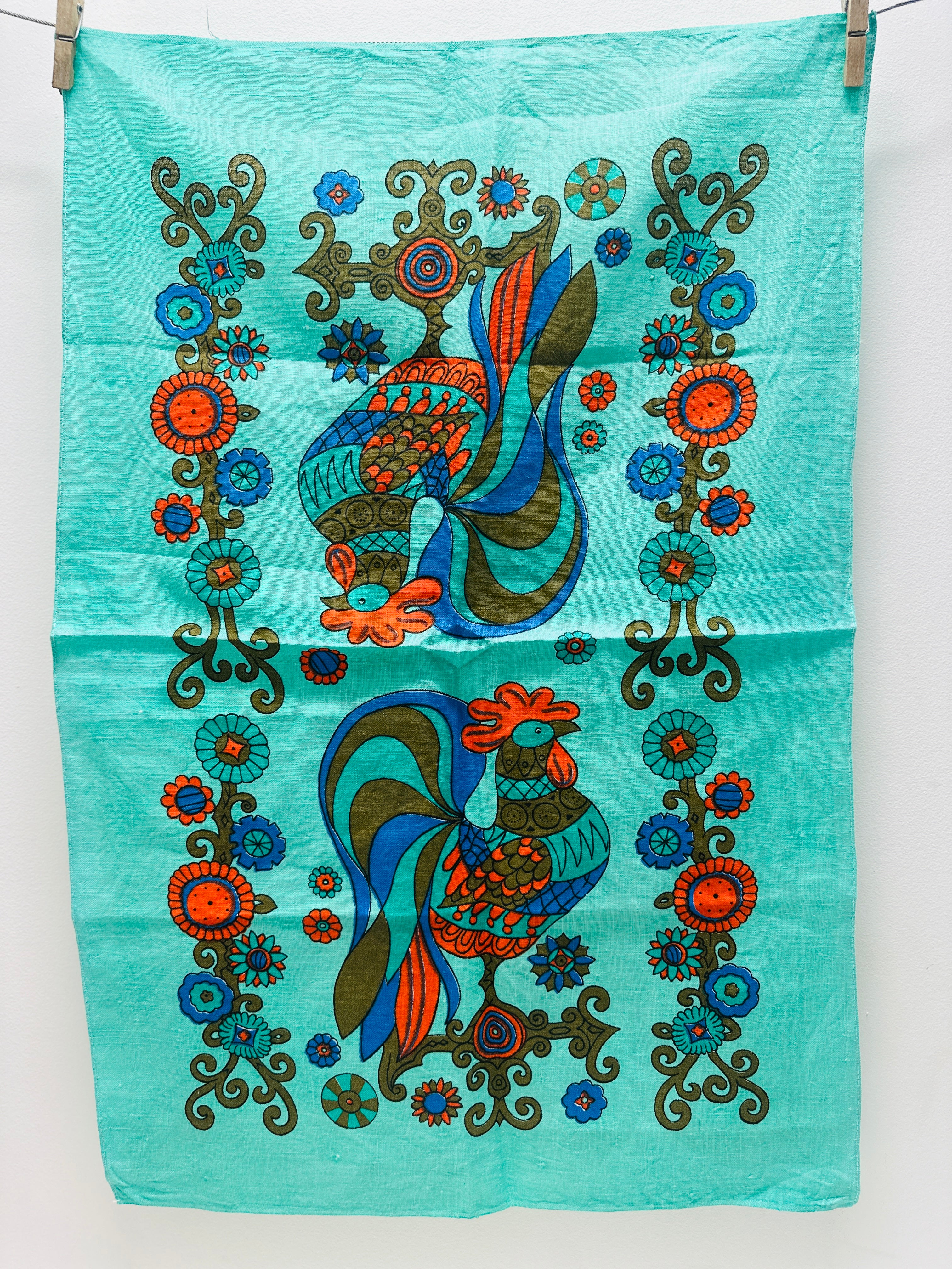 Cute Vintage Tea Towel Linen