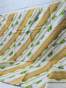 254cms UNUSED Cotton Sheet Fabric RETRO Sewing