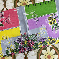 Vintage Tea Towel Floral Beauty