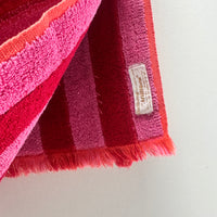 RETRO  Callaway Striped Bath Towel PAIR