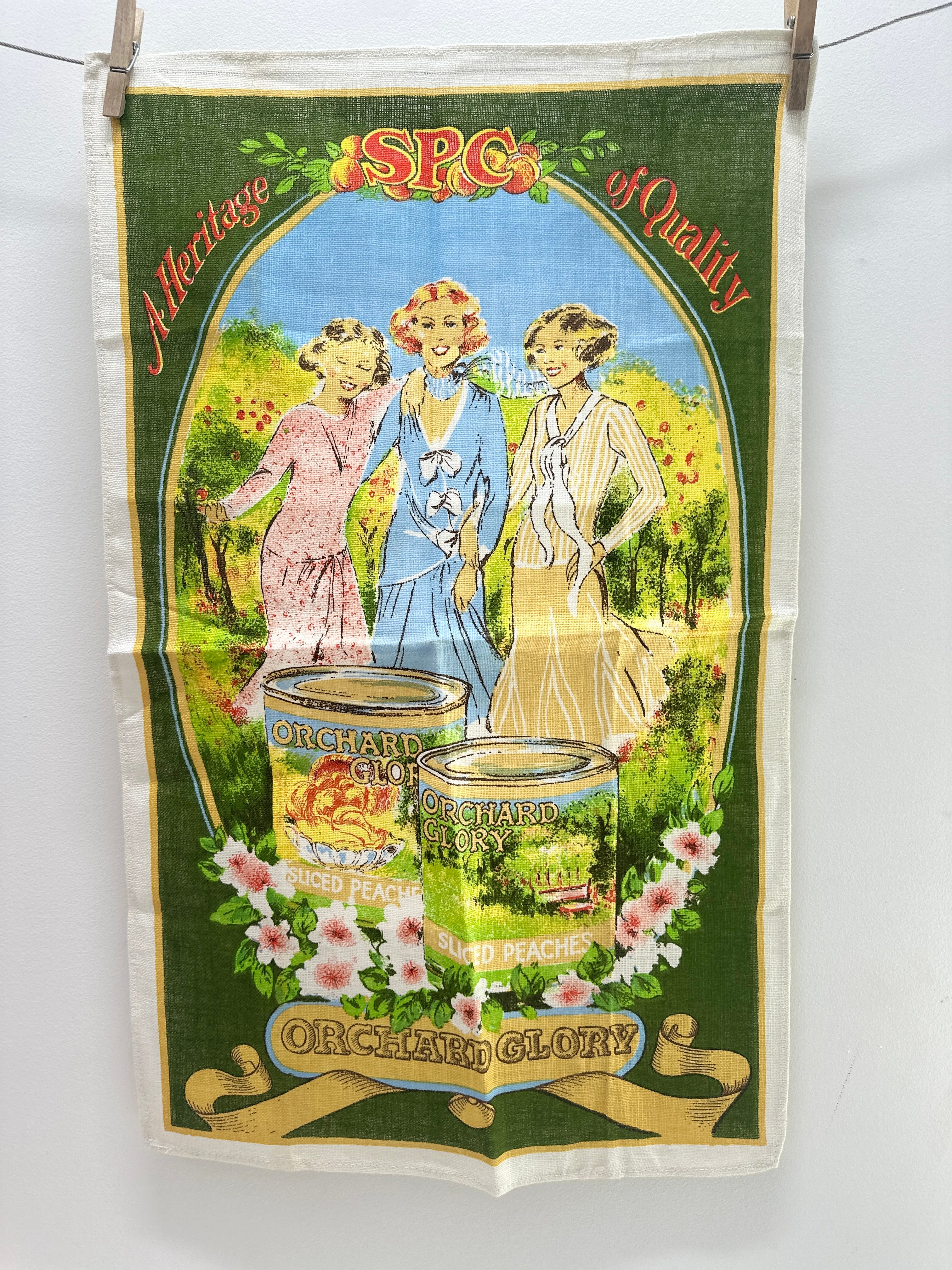 Vintage Tea Towel  Unused SPC