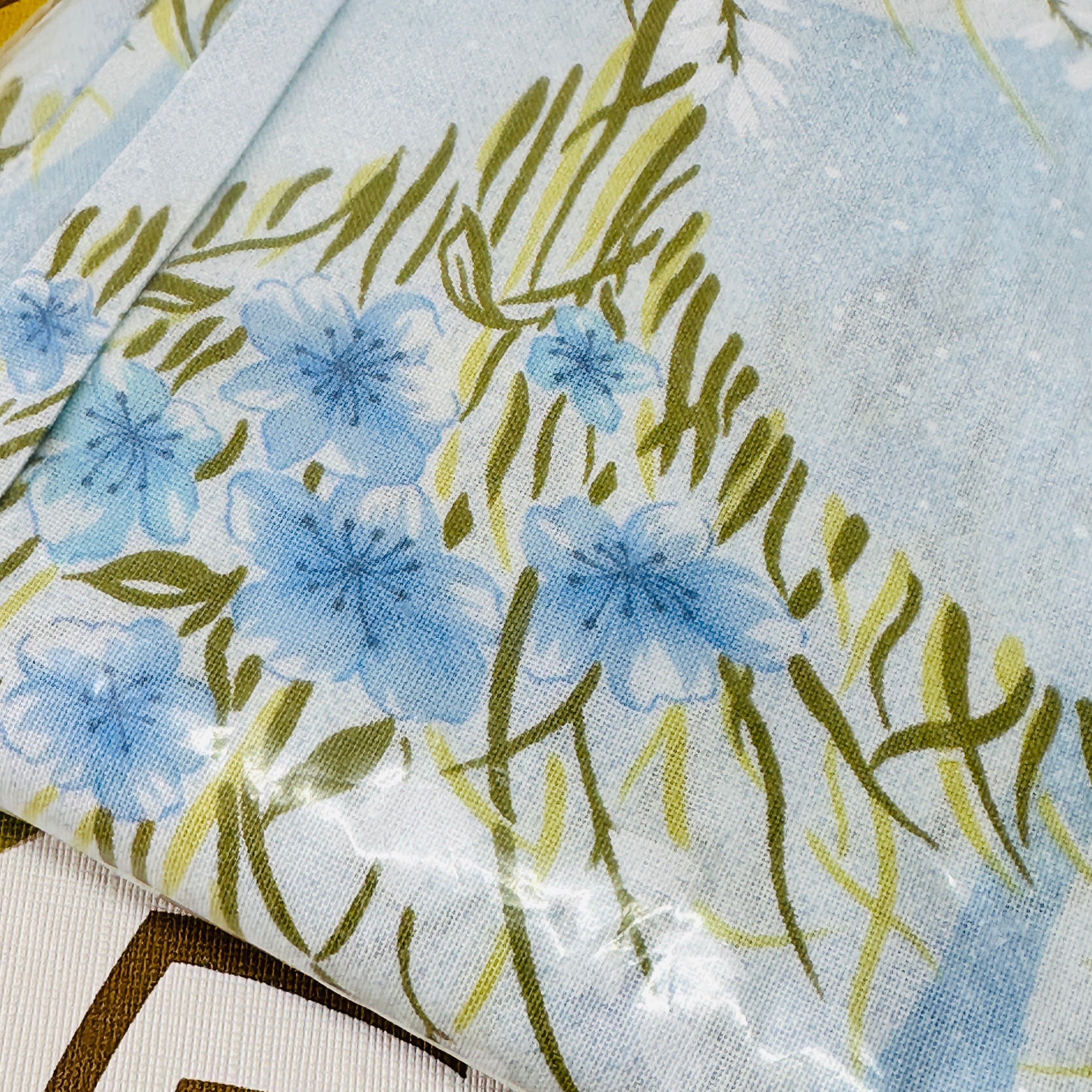 Adorable All Cotton Vintage Sheet RETRO Blue # 2