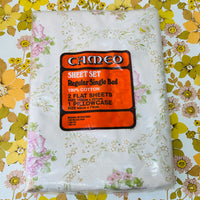 All Cotton BRAND NEW Vintage Cameo Sheet Set