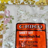 All Cotton BRAND NEW Vintage Cameo Sheet Set