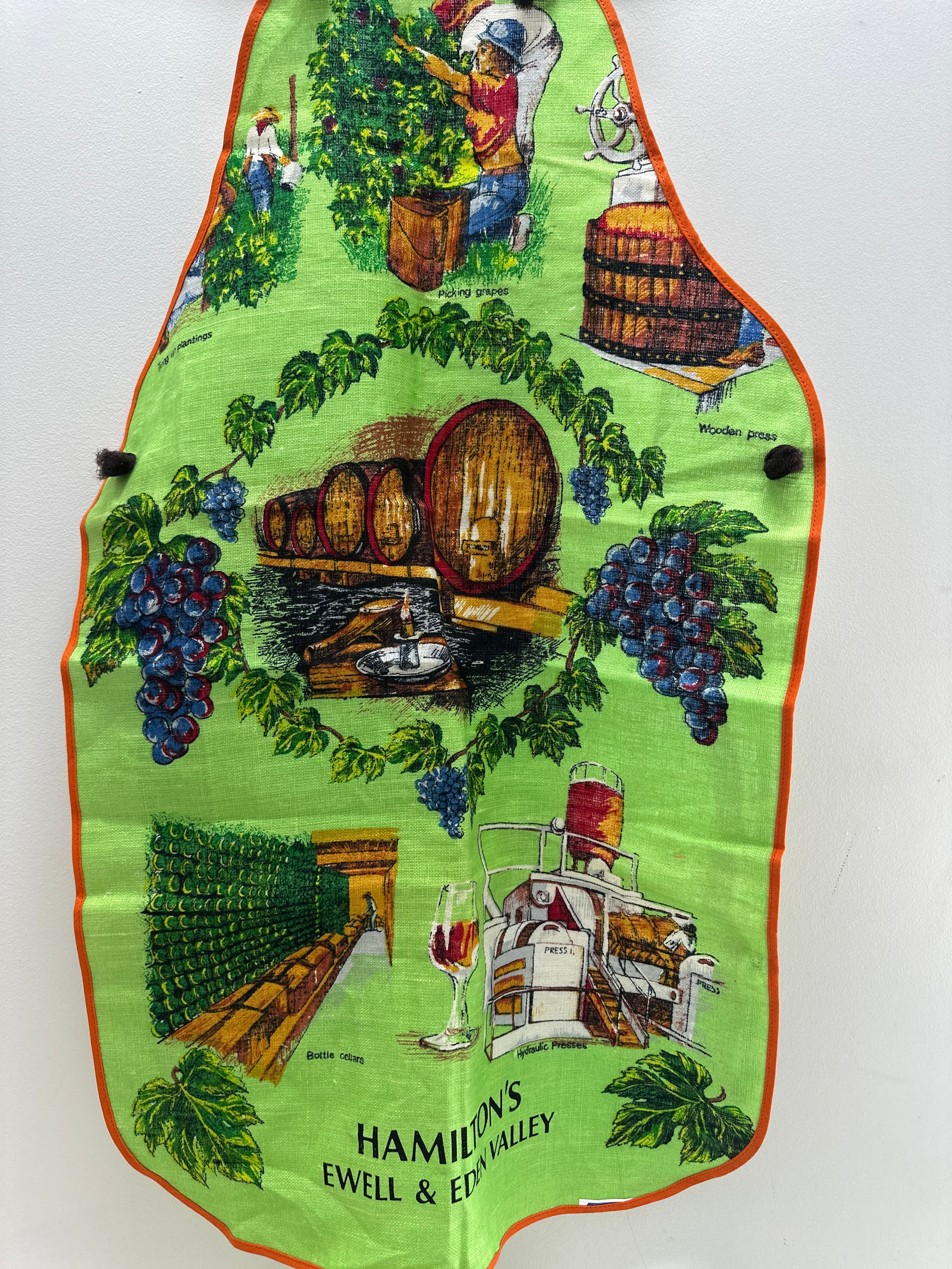 Linen Vintage Retro Apron Eden Valley