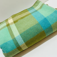 As New LAMBSWOOl Blankets Green & Blue